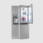 ساید بای ساید 32Ft دوو مدل D5S-0034SS استیل سری پرایم سه درب - Image 2