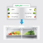 یخچال و فریزر 28Ft دوو مدل DB-2830LW سفیدچرمی سری Ultimo - Image 11